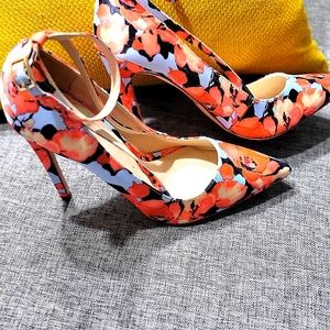 High Heeled Multi Colored ASOS Pumps